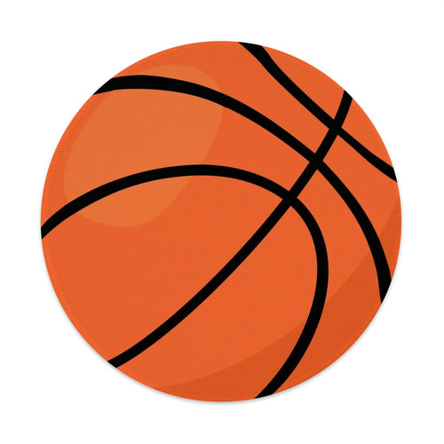 Basketball-Shaped Mouse Pad – Non-Slip Round Basketball Mouse Pad - Magnolia Wild SC