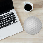 Golf Ball Mouse Pad – Non-Slip Polyester Rubber Base Mouse Pad - Magnolia Wild SC
