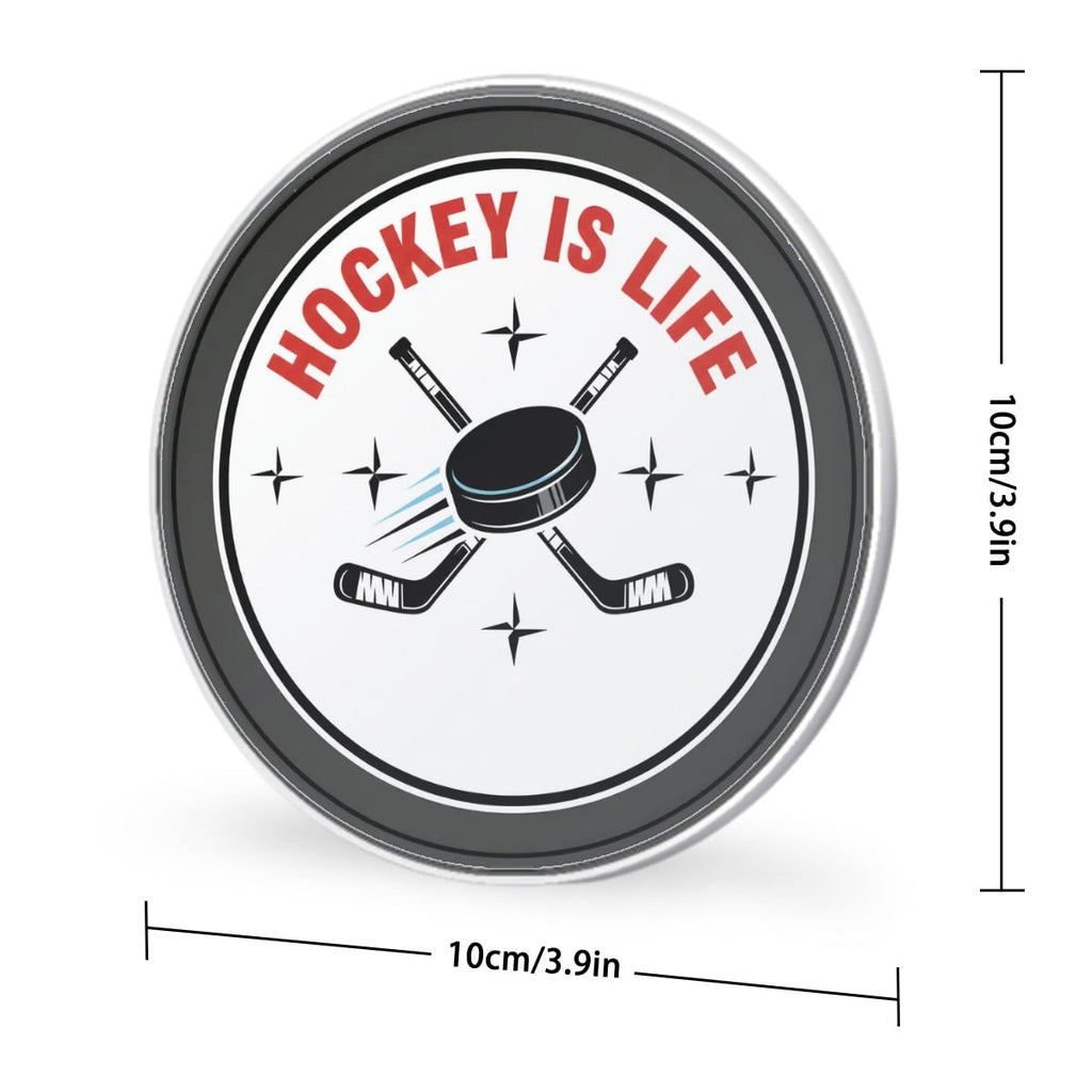 Hockey Is Life Wireless Charging Pad – Fast 10W Compact Charger - Magnolia Wild SC