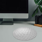 Golf Ball Mouse Pad – Non-Slip Polyester Rubber Base Mouse Pad - Magnolia Wild SC