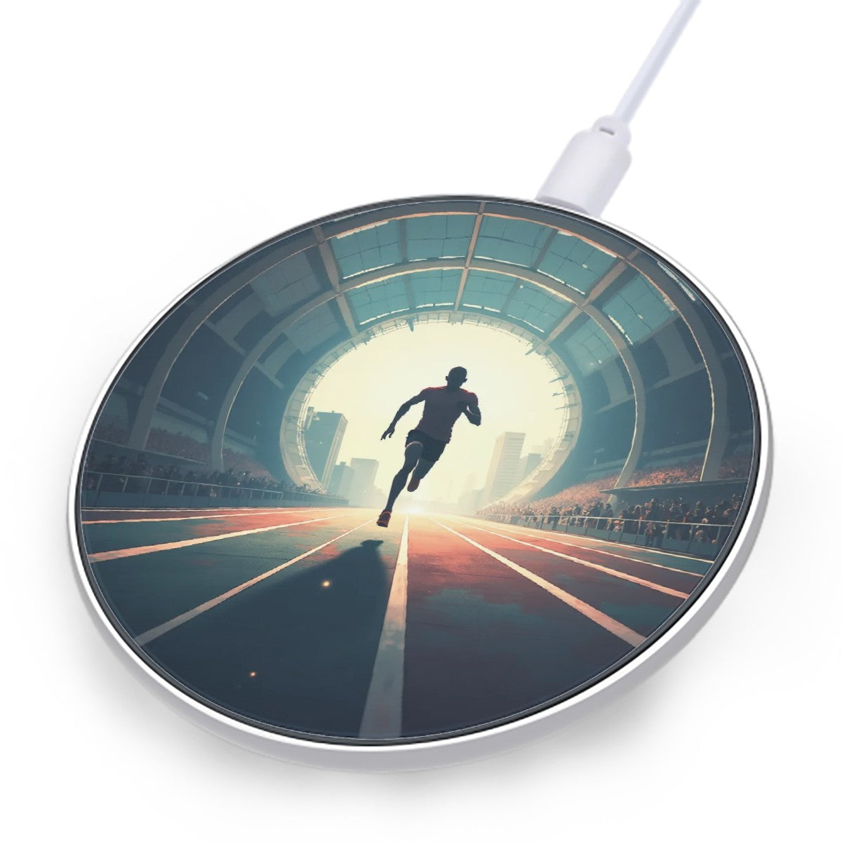 Wireless Charger - Track Wireless Charging Pad for Fast and Efficient Charging - Magnolia Wild SC