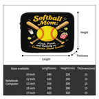 Softball Mom Shock-proof Portable Laptop Bag - Magnolia Wild SC