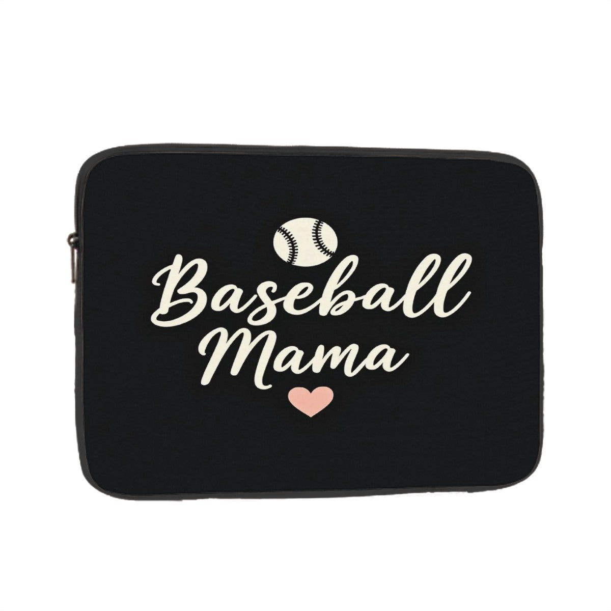 Baseball Mama Laptop Sleeve – Elegant Baseball Mom Laptop Case | Slim Waterproof Protective Bag for Work, Travel & School - Magnolia Wild SC