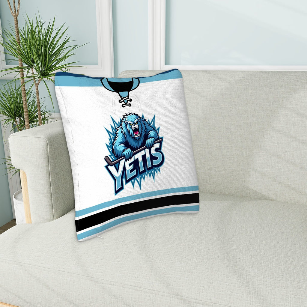 Custom Hockey Jersey Pillow — Personalized Team Logo, Player Name & Number - Magnolia Wild SC