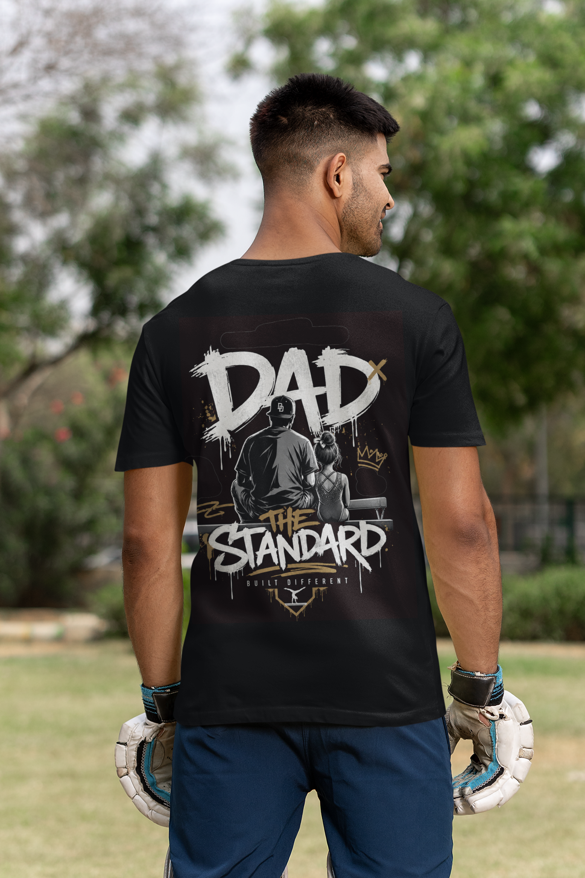 Gymnast Dad The Standard T-Shirt — Fatherhood Graphic Tee