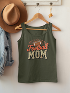 Football Mom Racerback Tank – Personalized Name & Number Option | Lightweight Women’s Football Tank Top - Magnolia Wild SC