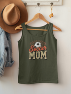 Soccer Mom Racerback Tank – Personalized Name & Number Option | Lightweight Women’s Soccer Tank Top - Magnolia Wild SC