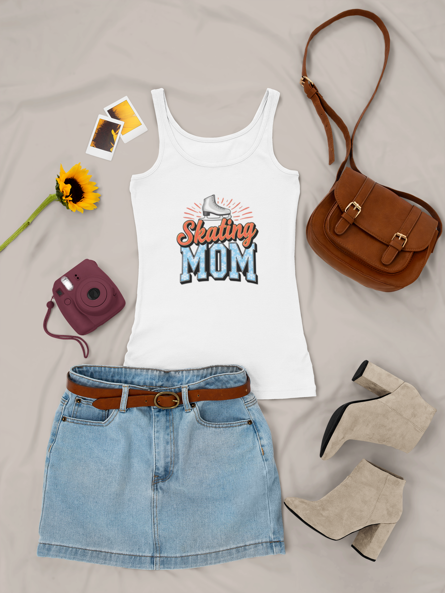 Personalized Figure Skating Racerback Tank