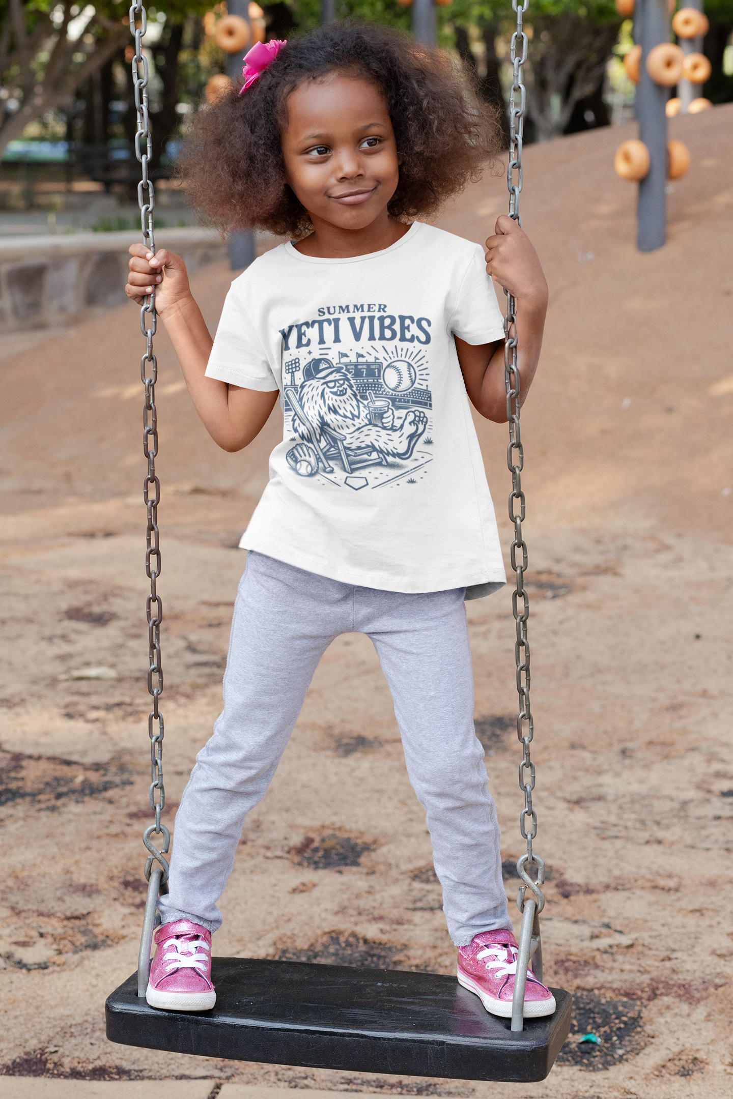 Summer Yeti Baseball Tee | Kids Tee